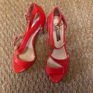 Woman’s heels brand new straps darling.